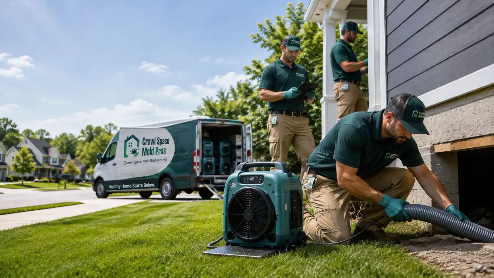 Crawl Space Mold Removal in Winslow, NE